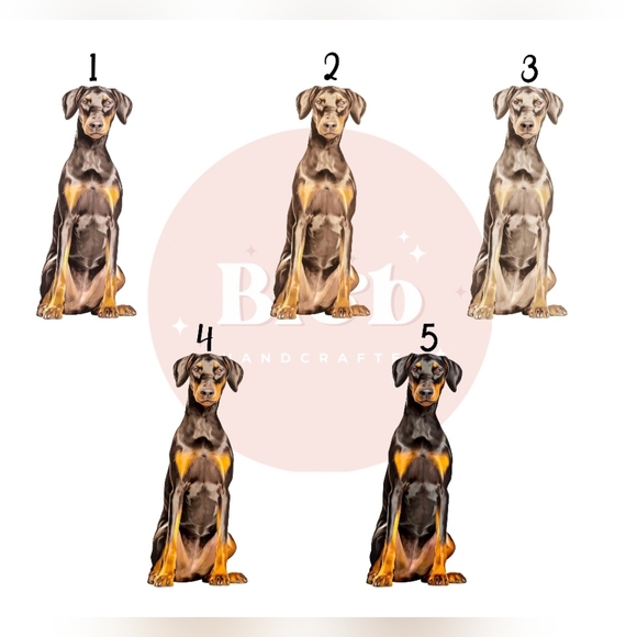 (1) Personalized Doberman Tumbler, Doberman Mom,Doberman Dad - Picture 2 of 10